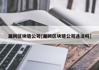 漏网区块链公司[漏网区块链公司违法吗]